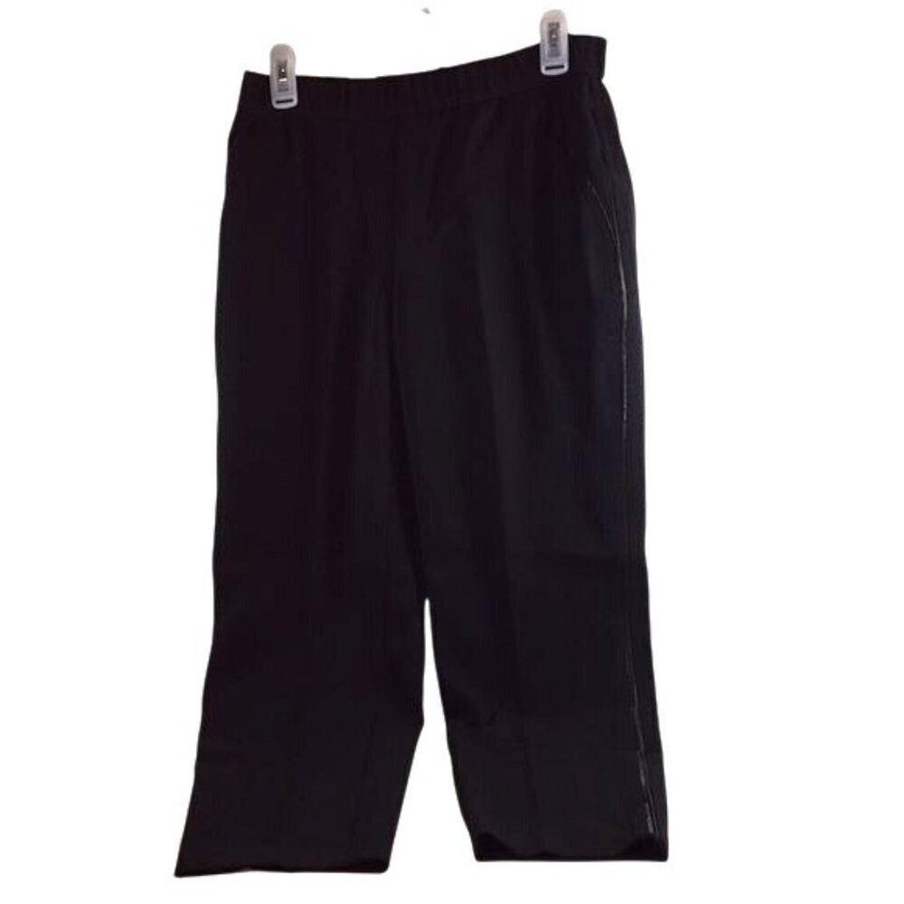 Cole Daniel Womens Tuxedo Pants Size XXS Pull On Black Size XXS Easy Care NWOT